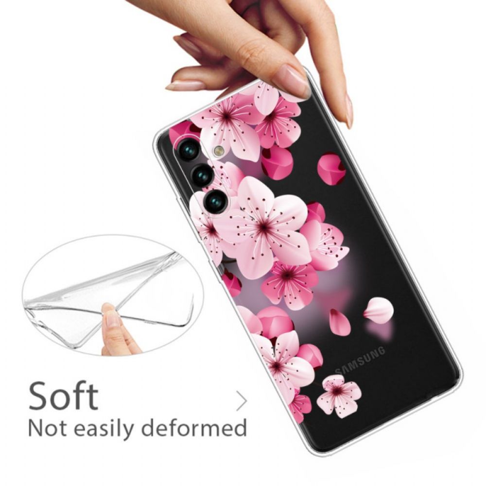 Handyhülle Für Samsung Galaxy A13 5G Kleine Rosa Blumen