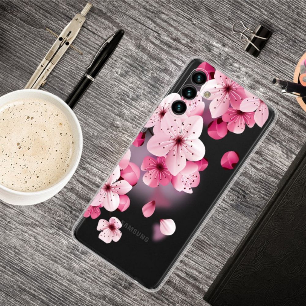 Handyhülle Für Samsung Galaxy A13 5G Kleine Rosa Blumen