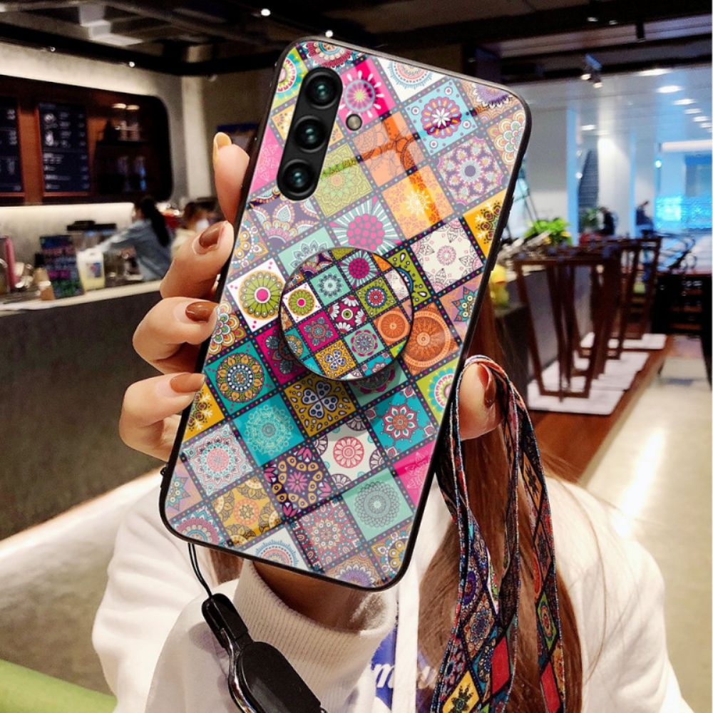 Handyhülle Für Samsung Galaxy A13 5G Magnetischer Patchwork-halter