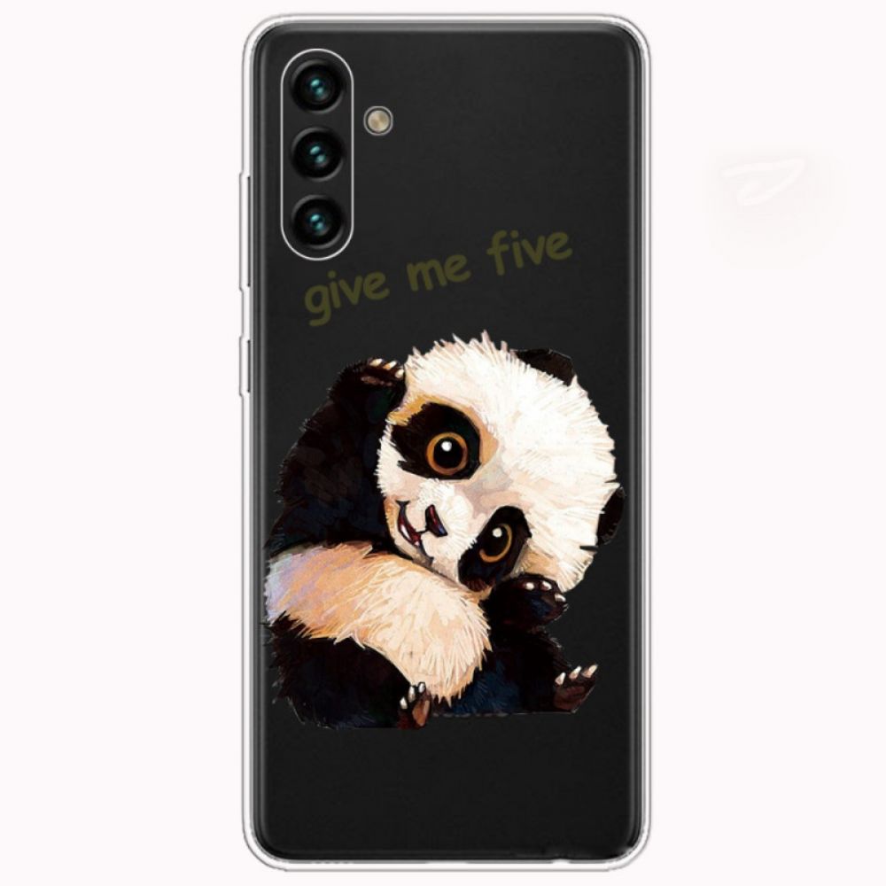 Handyhülle Für Samsung Galaxy A13 5G Panda Gib Mir Fünf