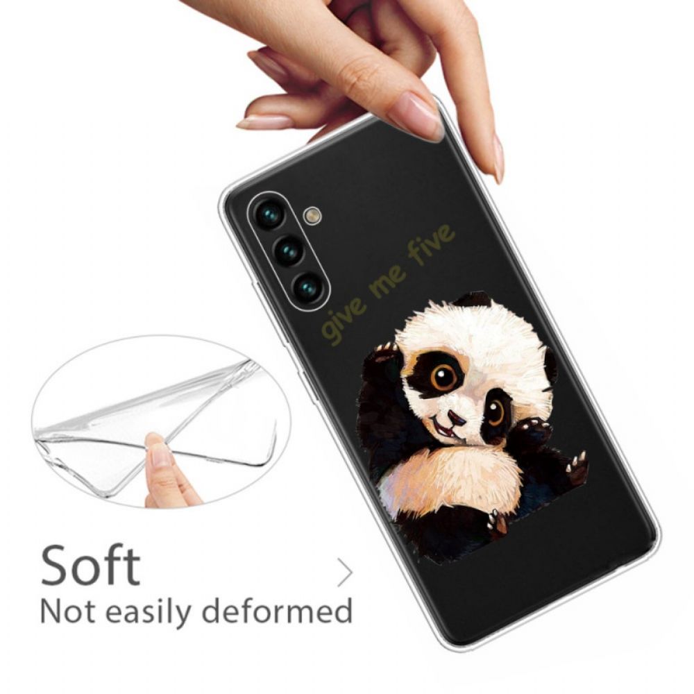 Handyhülle Für Samsung Galaxy A13 5G Panda Gib Mir Fünf