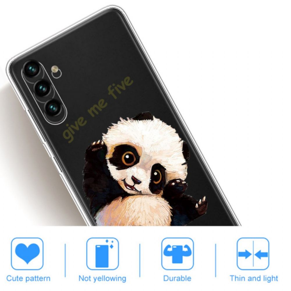 Handyhülle Für Samsung Galaxy A13 5G Panda Gib Mir Fünf