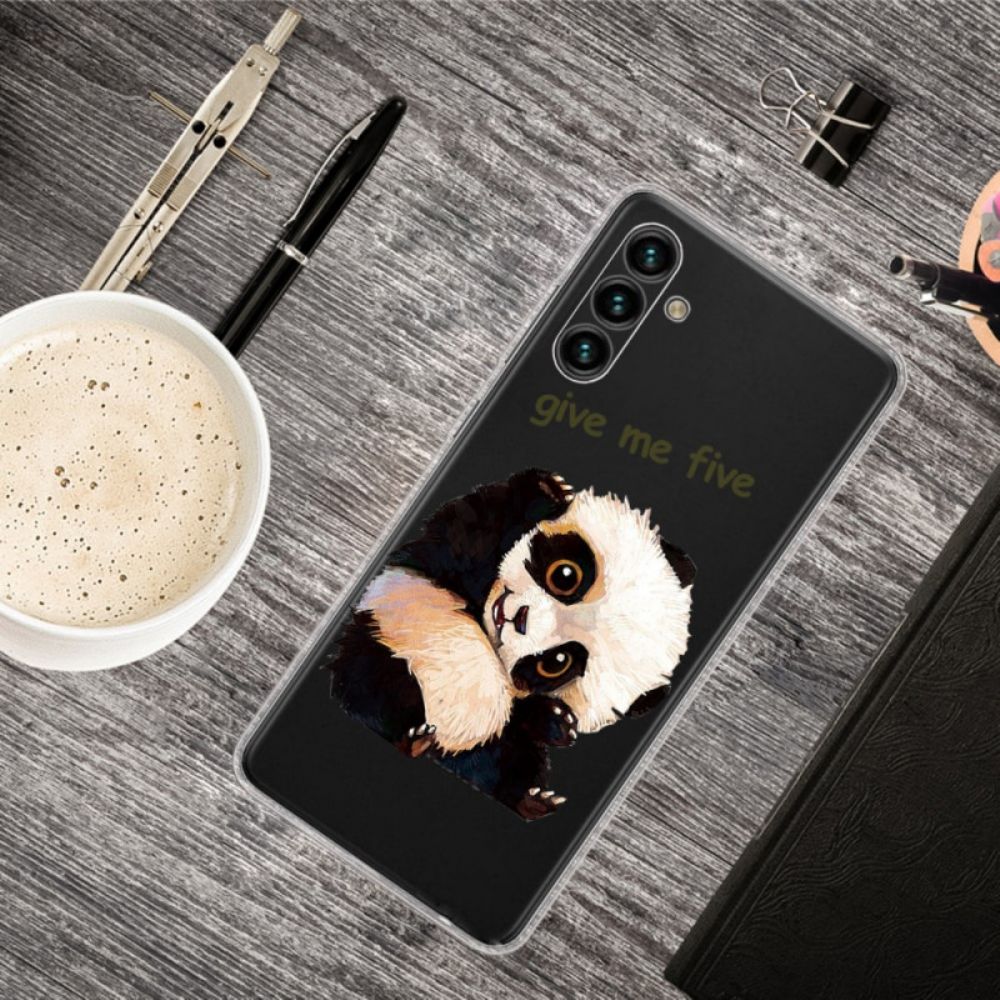 Handyhülle Für Samsung Galaxy A13 5G Panda Gib Mir Fünf