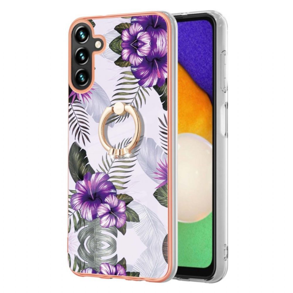 Handyhülle Für Samsung Galaxy A13 5G Ring-stützblumen