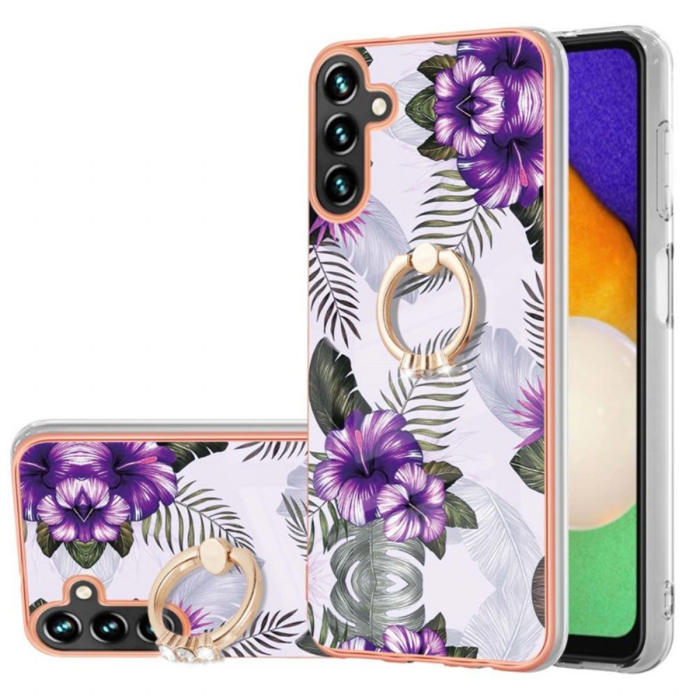 Handyhülle Für Samsung Galaxy A13 5G Ring-stützblumen