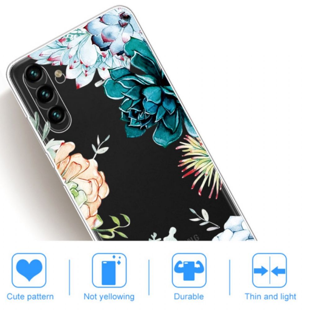 Hülle Für Samsung Galaxy A13 5G Aquarell Blumen