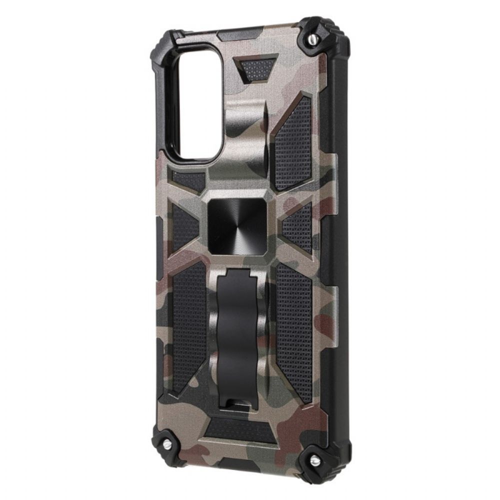 Hülle Für Samsung Galaxy A13 5G Camouflage Abnehmbare Stütze