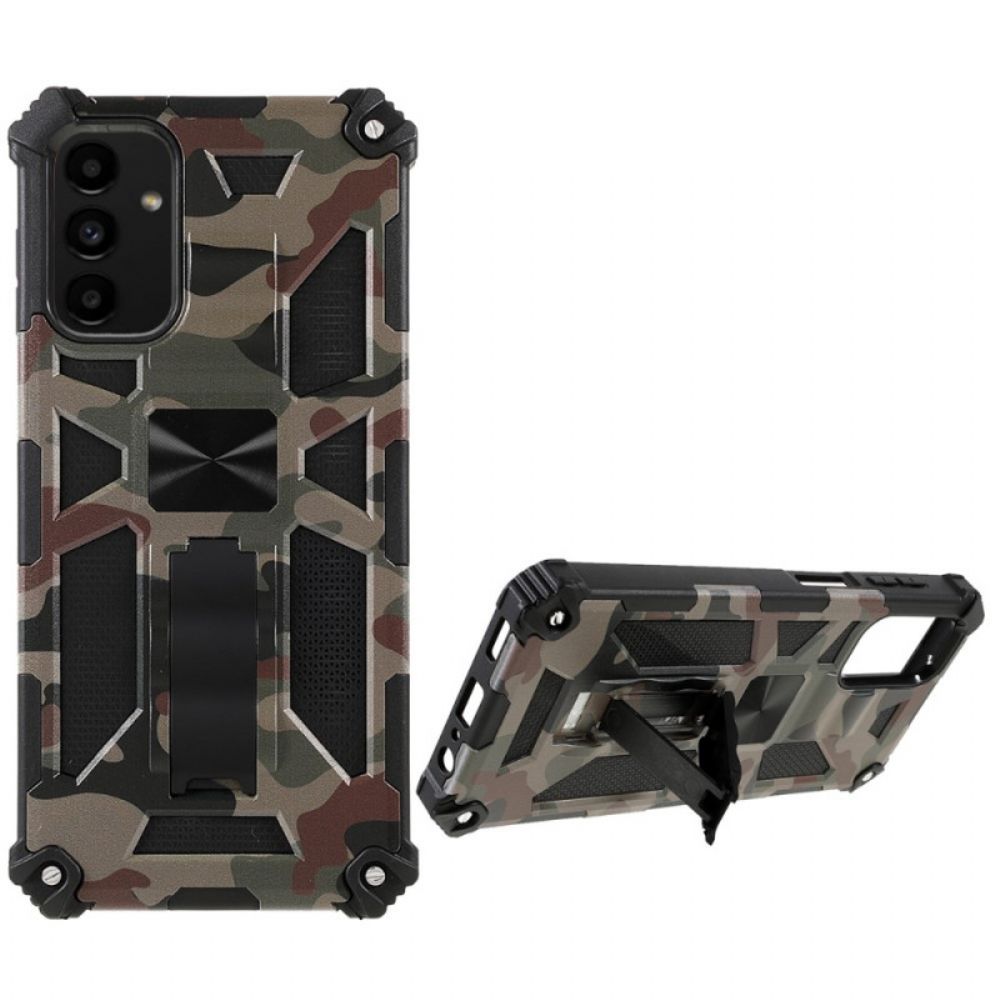 Hülle Für Samsung Galaxy A13 5G Camouflage Abnehmbare Stütze