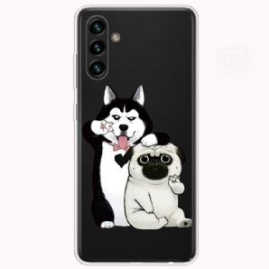 Hülle Für Samsung Galaxy A13 5G Lustige Hunde