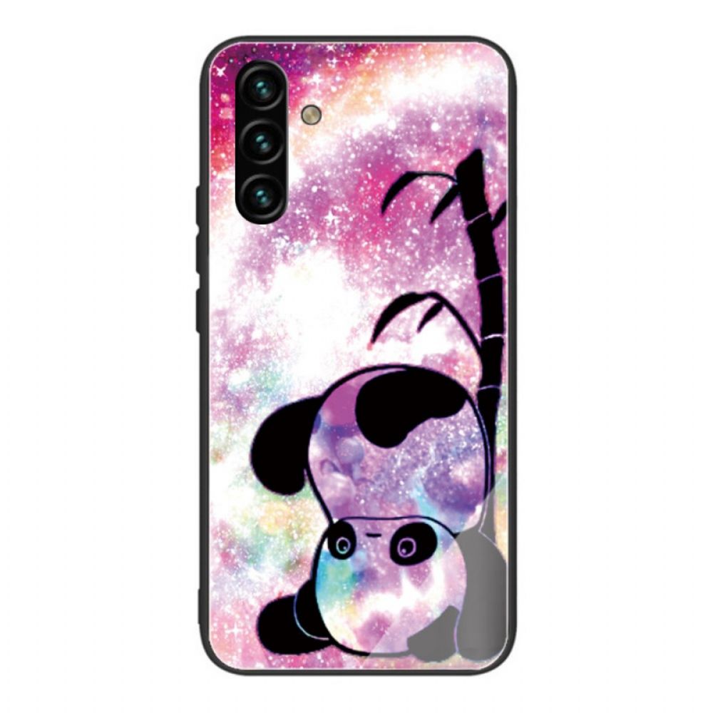 Hülle Für Samsung Galaxy A13 5G Panda-hartglas