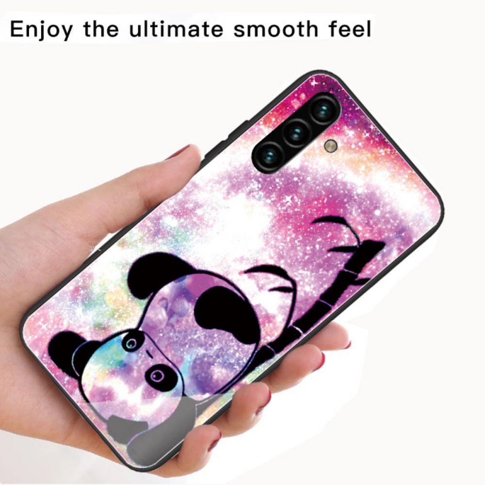 Hülle Für Samsung Galaxy A13 5G Panda-hartglas