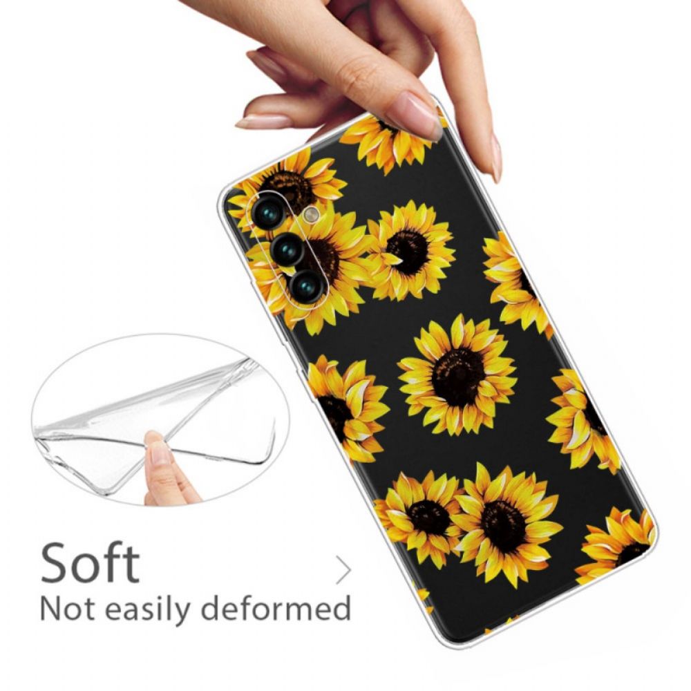 Hülle Für Samsung Galaxy A13 5G Sonnenblumen