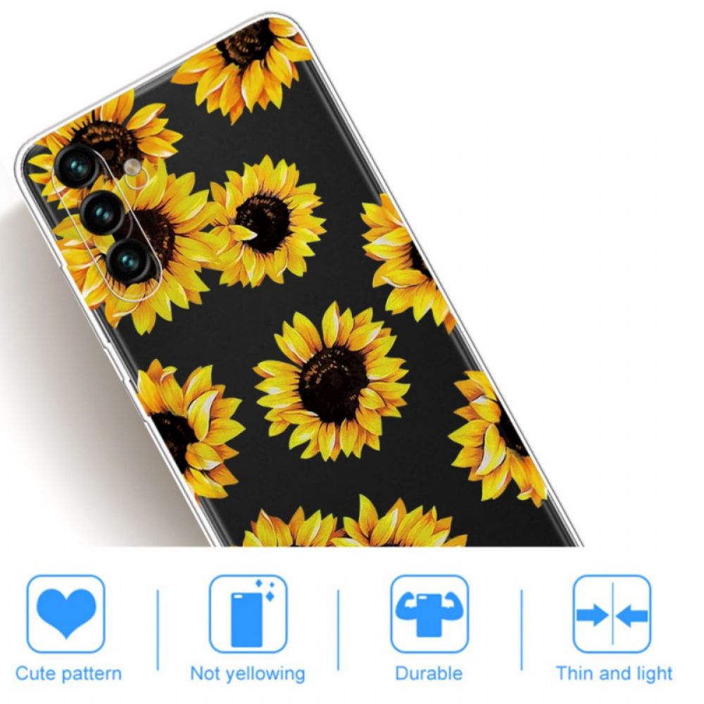 Hülle Für Samsung Galaxy A13 5G Sonnenblumen