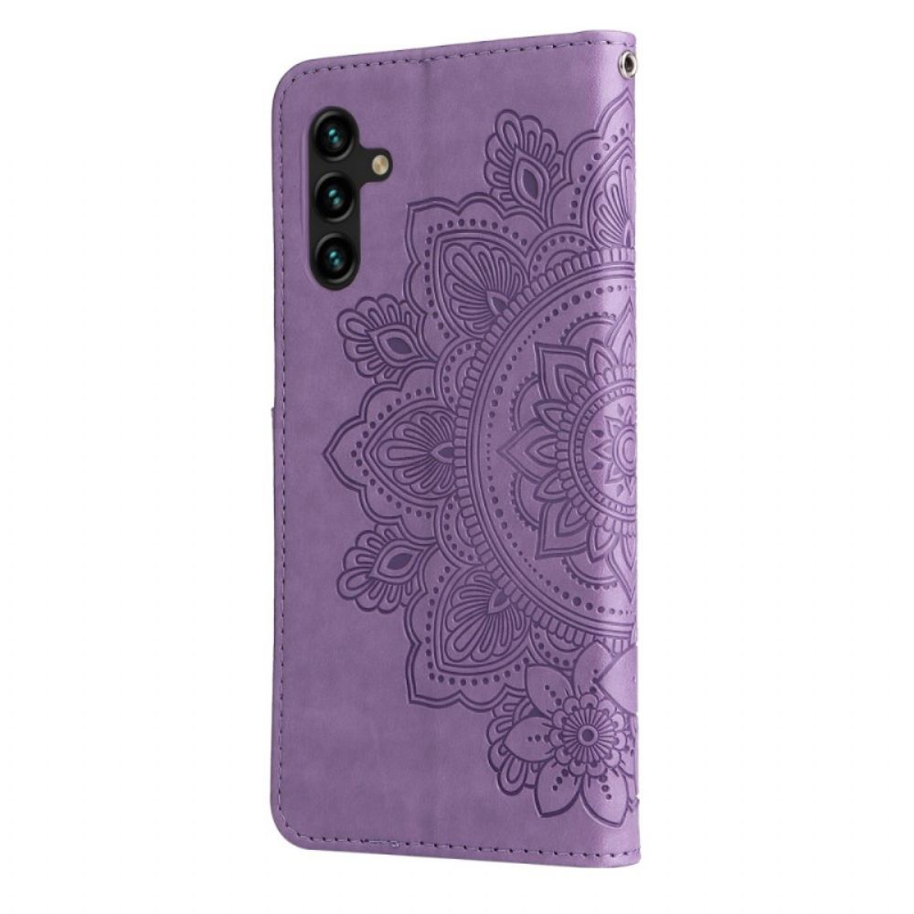 Lederhüllen Für Samsung Galaxy A13 5G Blumen-mandala