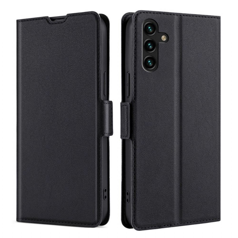 Lederhüllen Für Samsung Galaxy A13 5G Flip Case Design Mit Doppelter Klappe