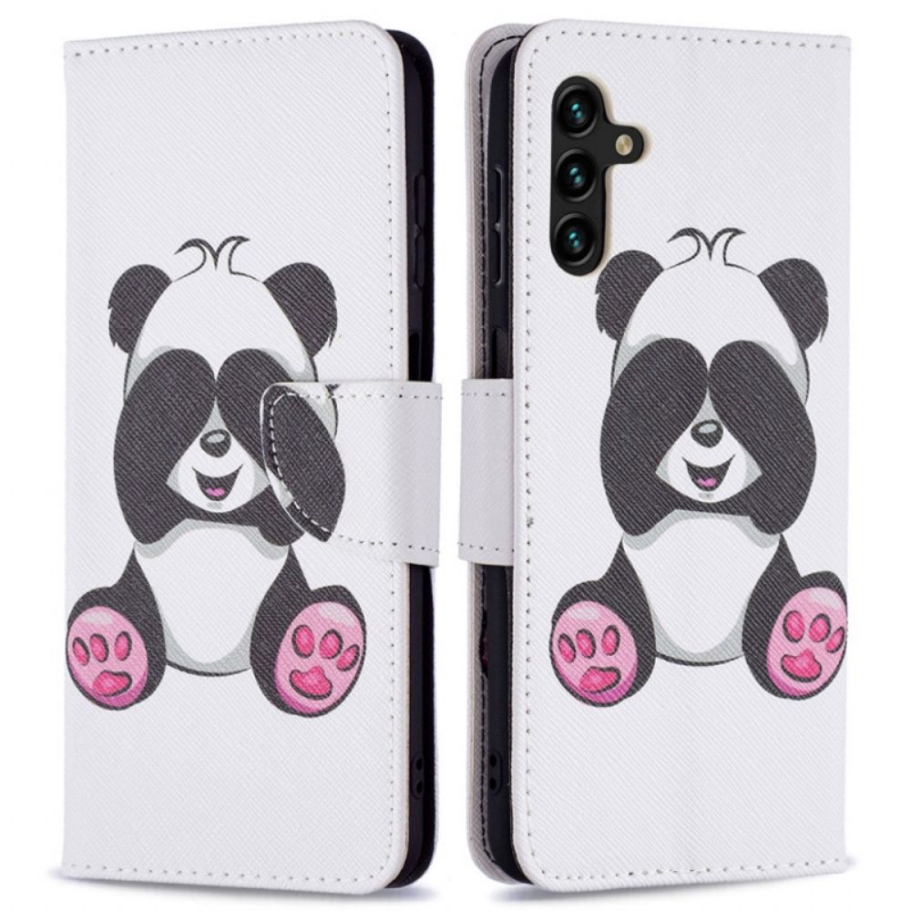 Lederhüllen Für Samsung Galaxy A13 5G Panda-spaß