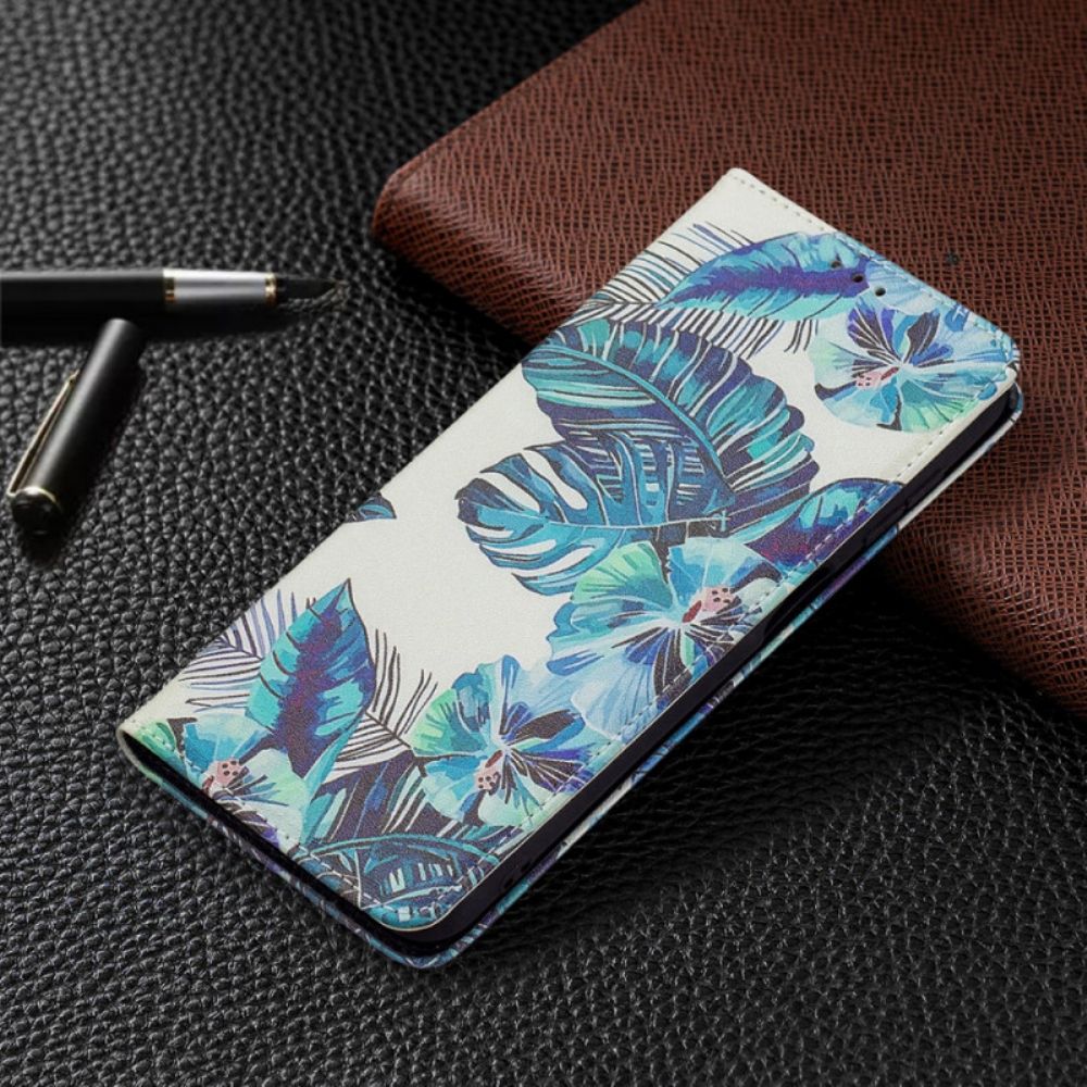 Schutzhülle Für Samsung Galaxy A13 5G Flip Case Blätter