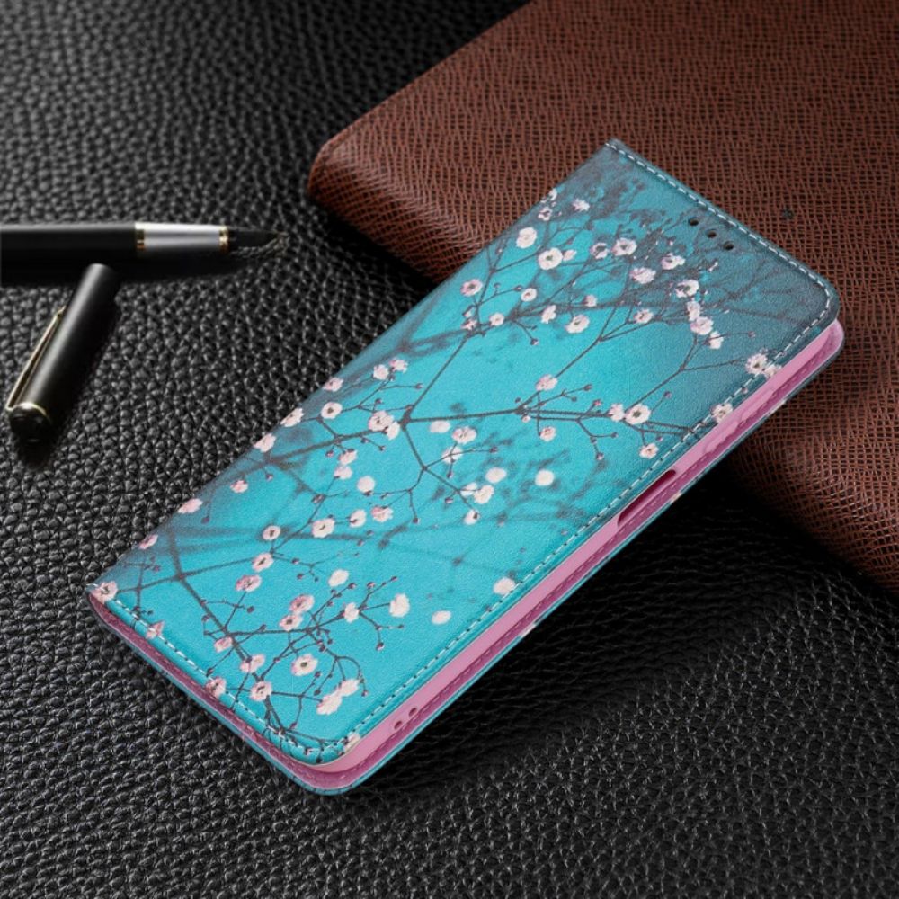 Schutzhülle Für Samsung Galaxy A13 5G Flip Case Blühende Zweige