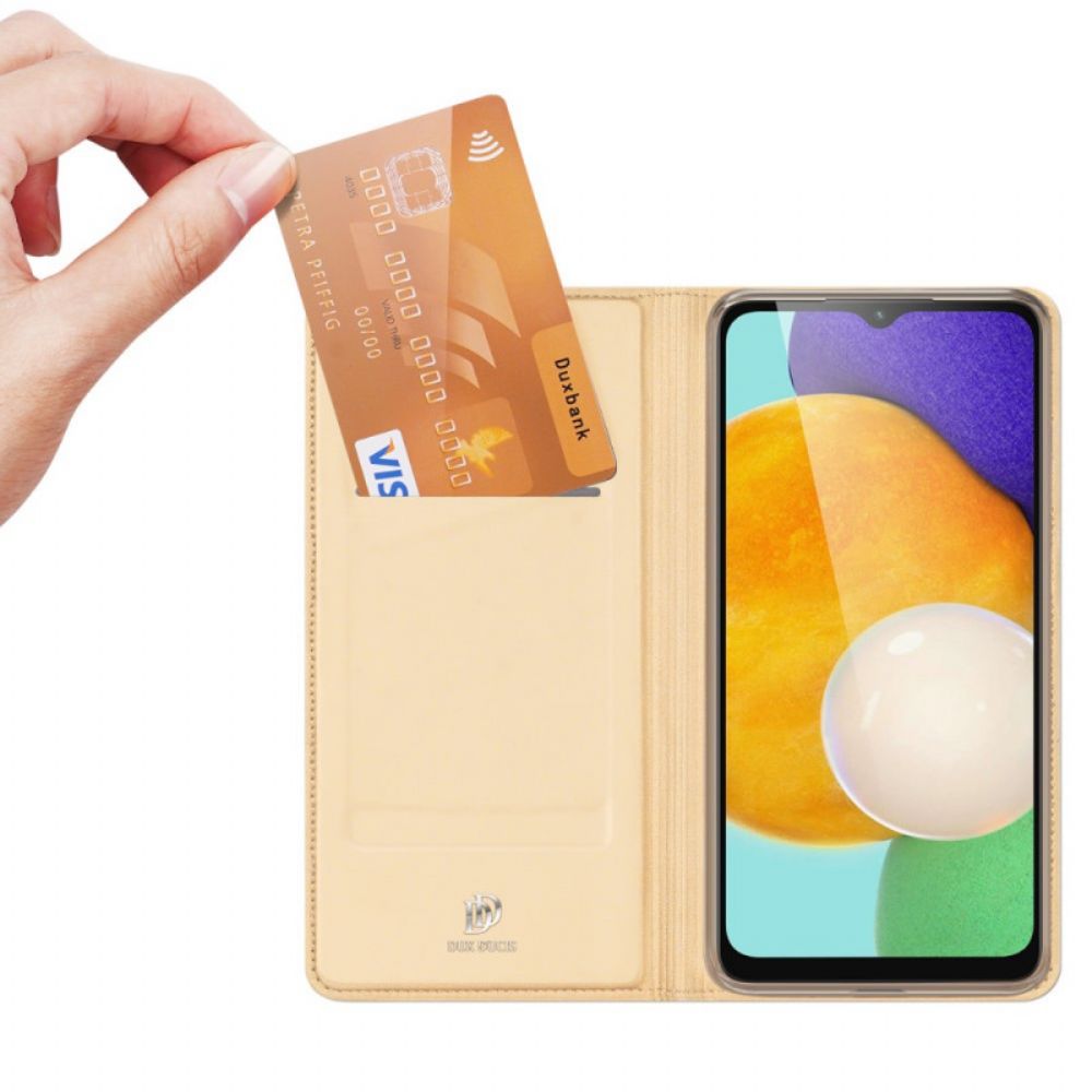 Schutzhülle Für Samsung Galaxy A13 5G Flip Case Dux Ducis Pro-skin