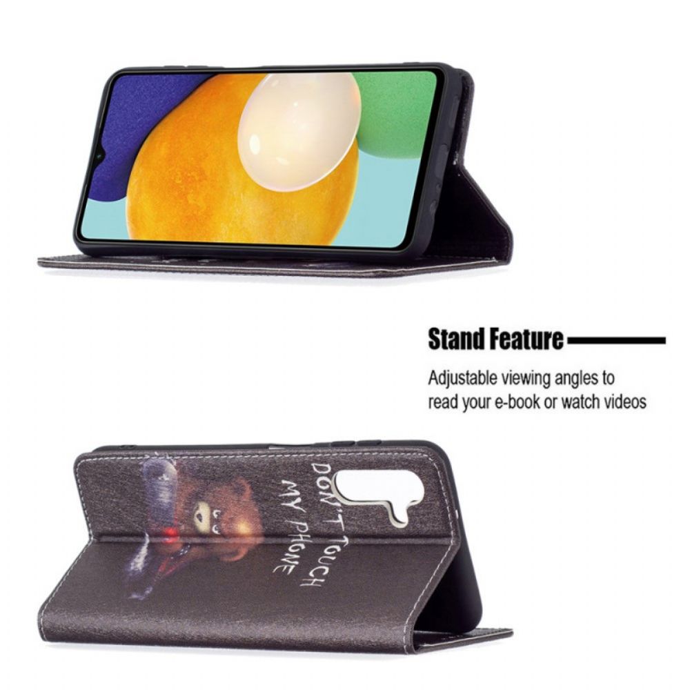 Schutzhülle Für Samsung Galaxy A13 5G Flip Case Gefährlicher Bär