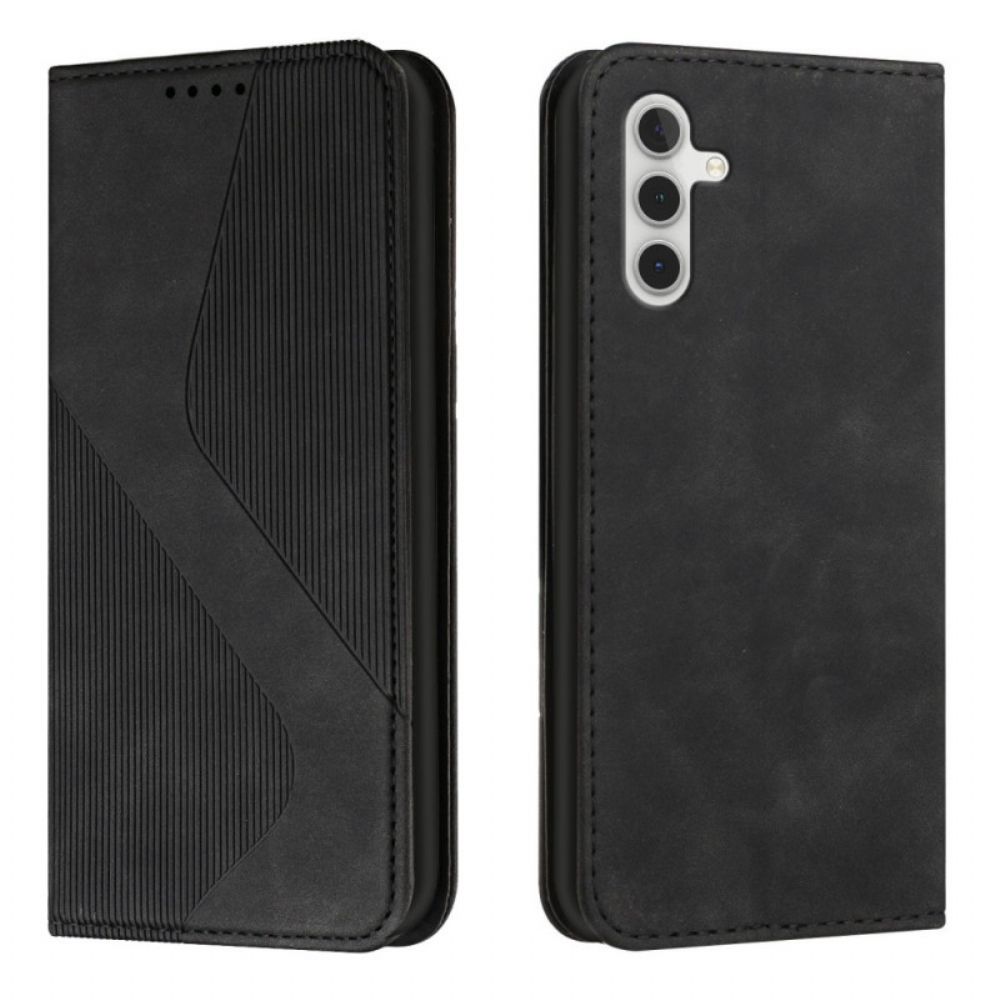 Schutzhülle Für Samsung Galaxy A13 5G Flip Case Lederoptik Im S-design