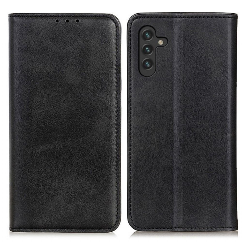 Schutzhülle Für Samsung Galaxy A13 5G Flip Case Spaltleder