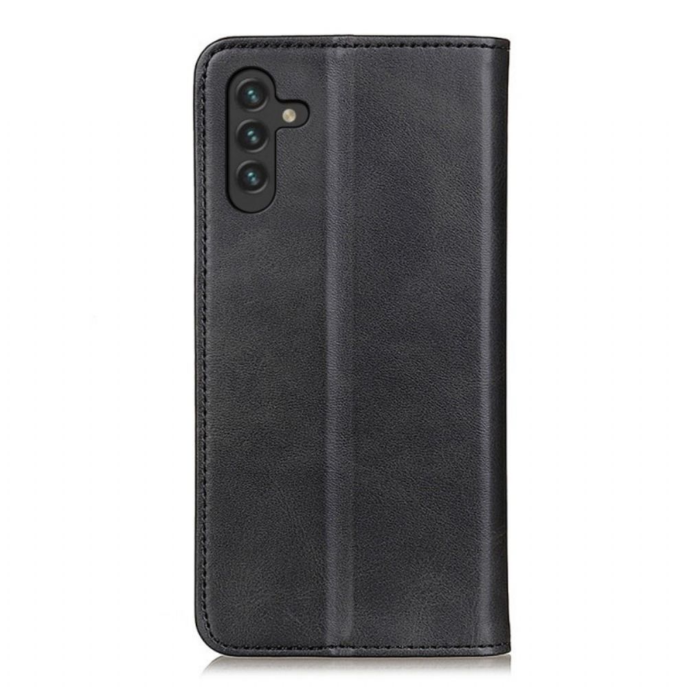 Schutzhülle Für Samsung Galaxy A13 5G Flip Case Spaltleder