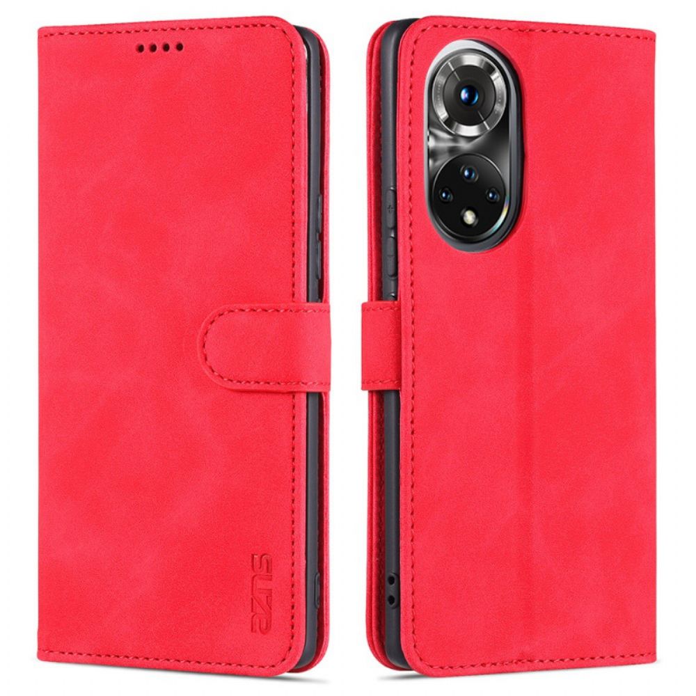 Flip Case Für Huawei Nova 9 / Honor 50 Azns Ledereffekt