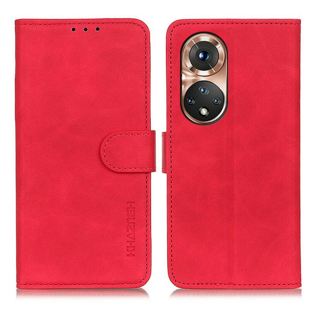 Flip Case Für Huawei Nova 9 / Honor 50 Vintage-leder-effekt Khazneh