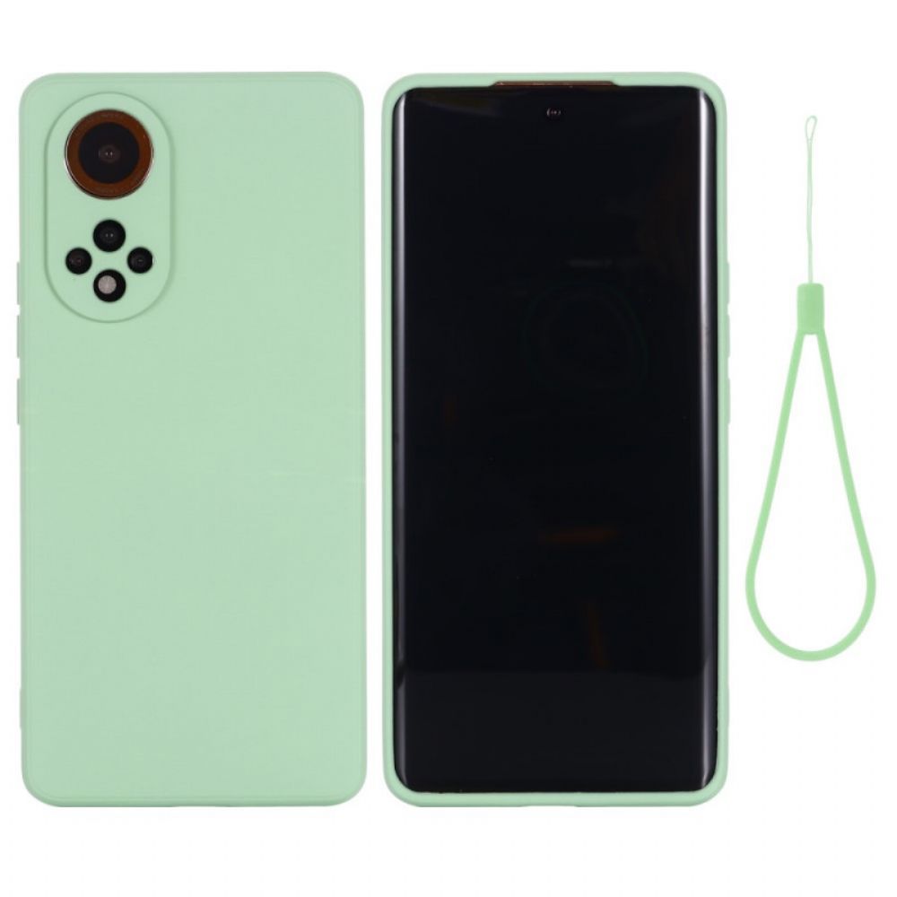 Hülle Für Huawei Nova 9 / Honor 50 Flüssigsilikon Mit Lanyard