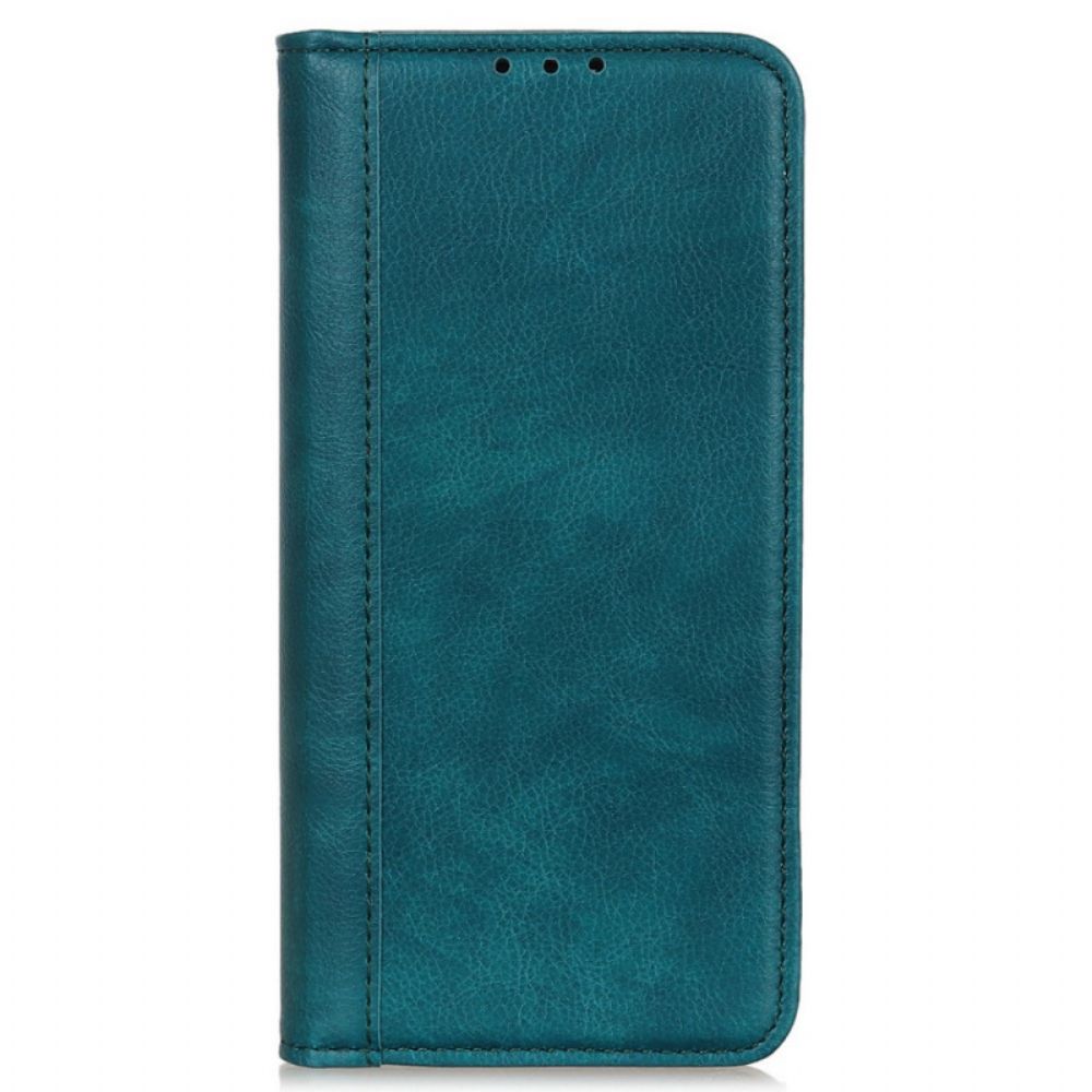 Schutzhülle Für Huawei Nova 9 / Honor 50 Flip Case Elegance Litschi-spaltleder