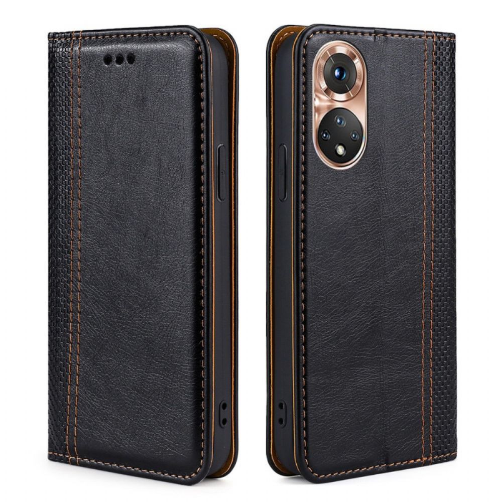 Schutzhülle Für Huawei Nova 9 / Honor 50 Flip Case Leder Im Vintage-stil