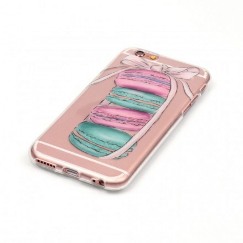 Handyhülle Für iPhone 6 / 6S Gourmet-macarons Transparent