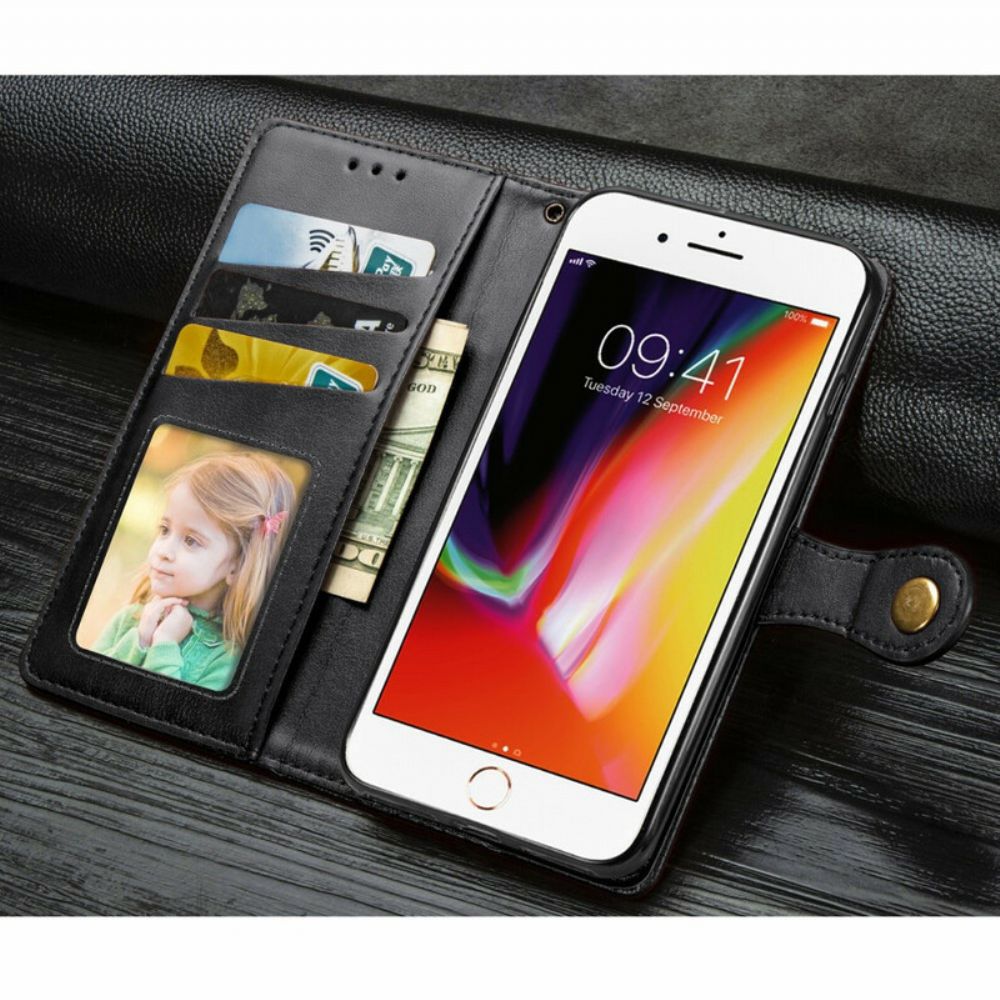 Lederhüllen Für iPhone 6 / 6S Kunstleder Und Vintage-verschluss