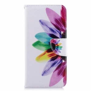 Flip Case Für Huawei P Smart Plus Aquarell Blume