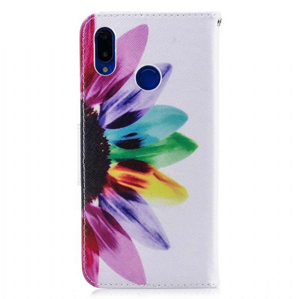 Flip Case Für Huawei P Smart Plus Aquarell Blume