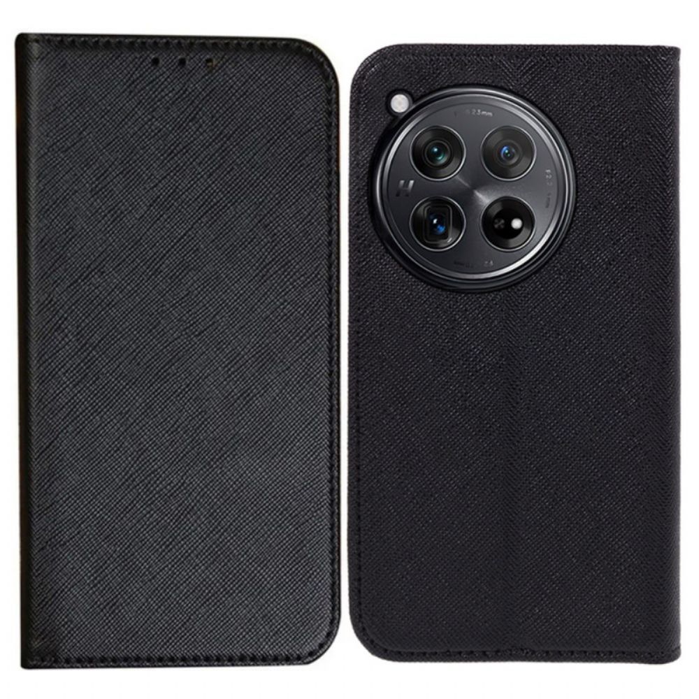 Flip Case Oneplus 12r Kreuztextur