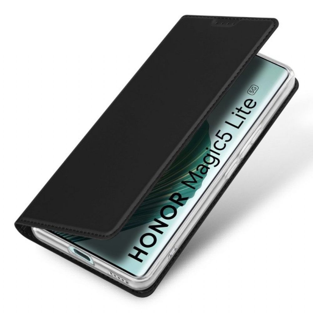 Schutzhülle Für Honor Magic 5 Lite Flip Case Skin Pro Dux Ducis