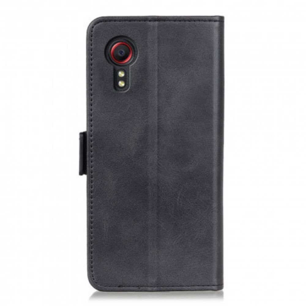 Flip Case Für Samsung Galaxy XCover 5 Flip Case Doppelklappe