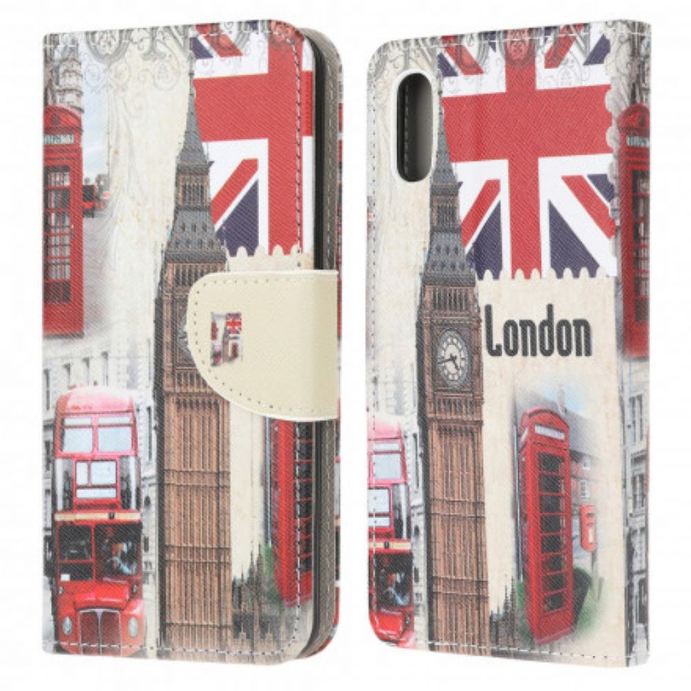 Flip Case Für Samsung Galaxy XCover 5 Londoner Leben