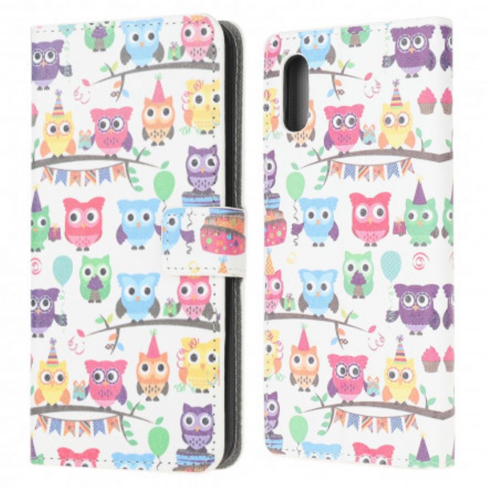 Flip Case Für Samsung Galaxy XCover 5 Mehrere Eulen