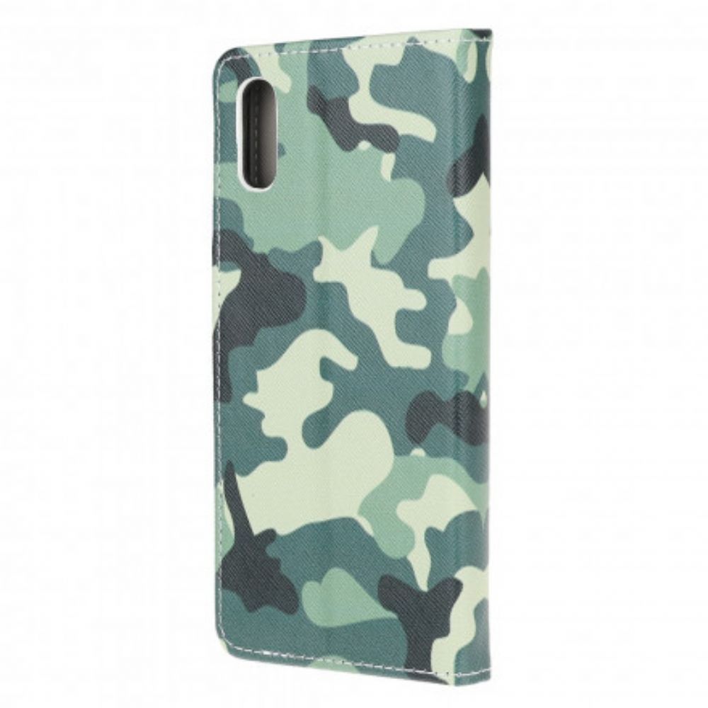 Flip Case Für Samsung Galaxy XCover 5 Militärische Tarnung