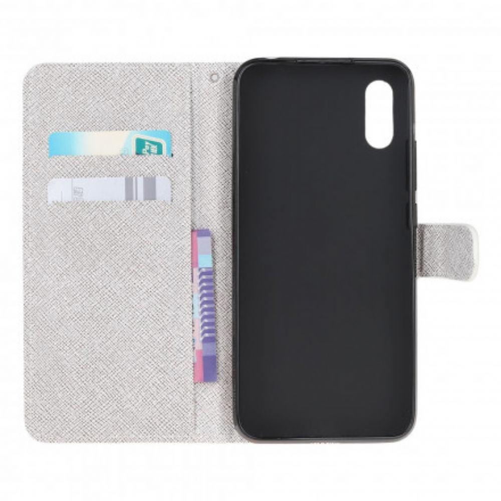 Flip Case Für Samsung Galaxy XCover 5 Mit Kordel Schmetterlinge Mit Diamantband