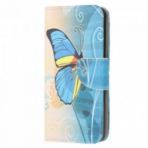 Flip Case Für Samsung Galaxy XCover 5 Souveräne Schmetterlinge