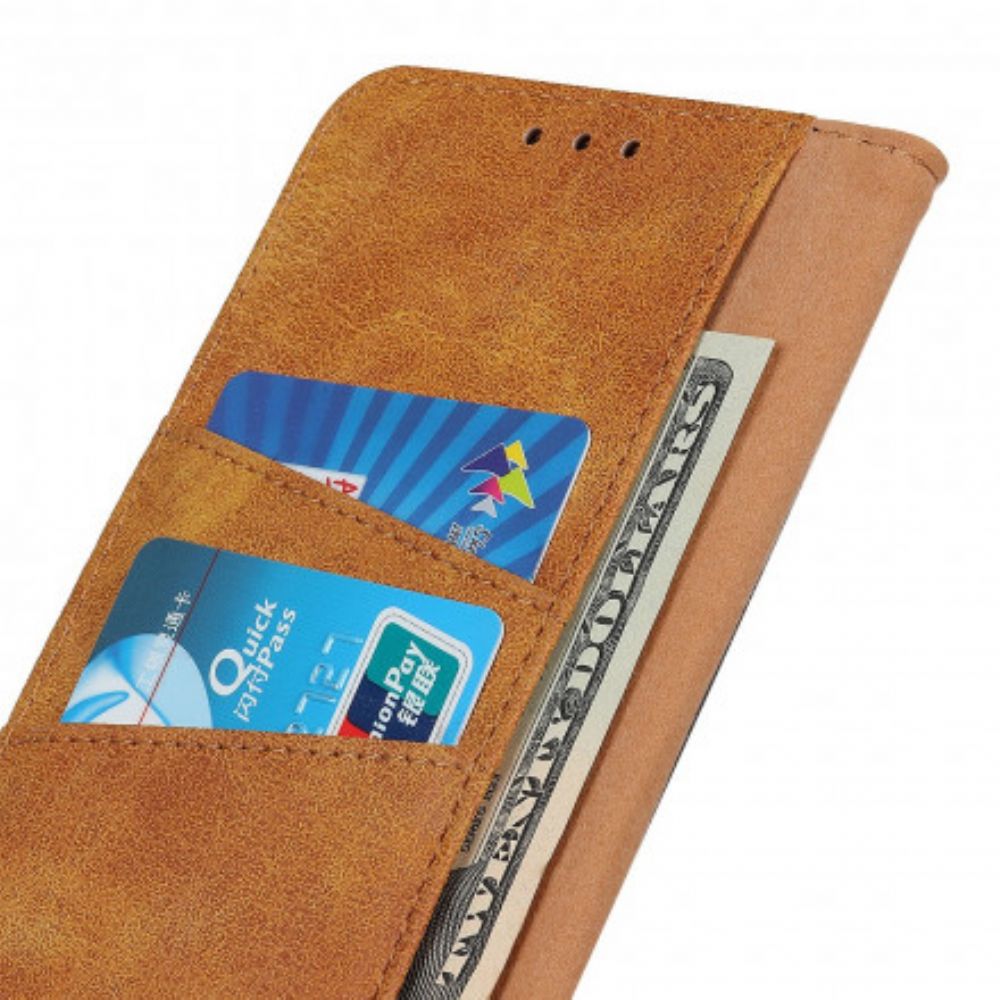 Flip Case Für Samsung Galaxy XCover 5 Vintage Spaltleder