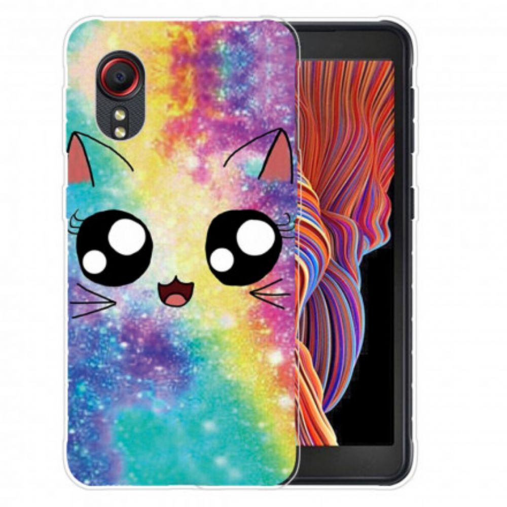 Handyhülle Für Samsung Galaxy XCover 5 Cartoon-katze