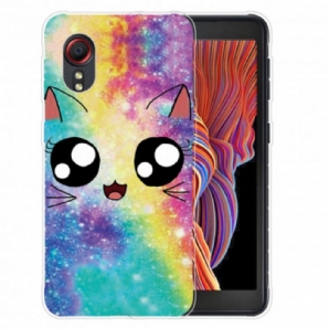 Handyhülle Für Samsung Galaxy XCover 5 Cartoon-katze