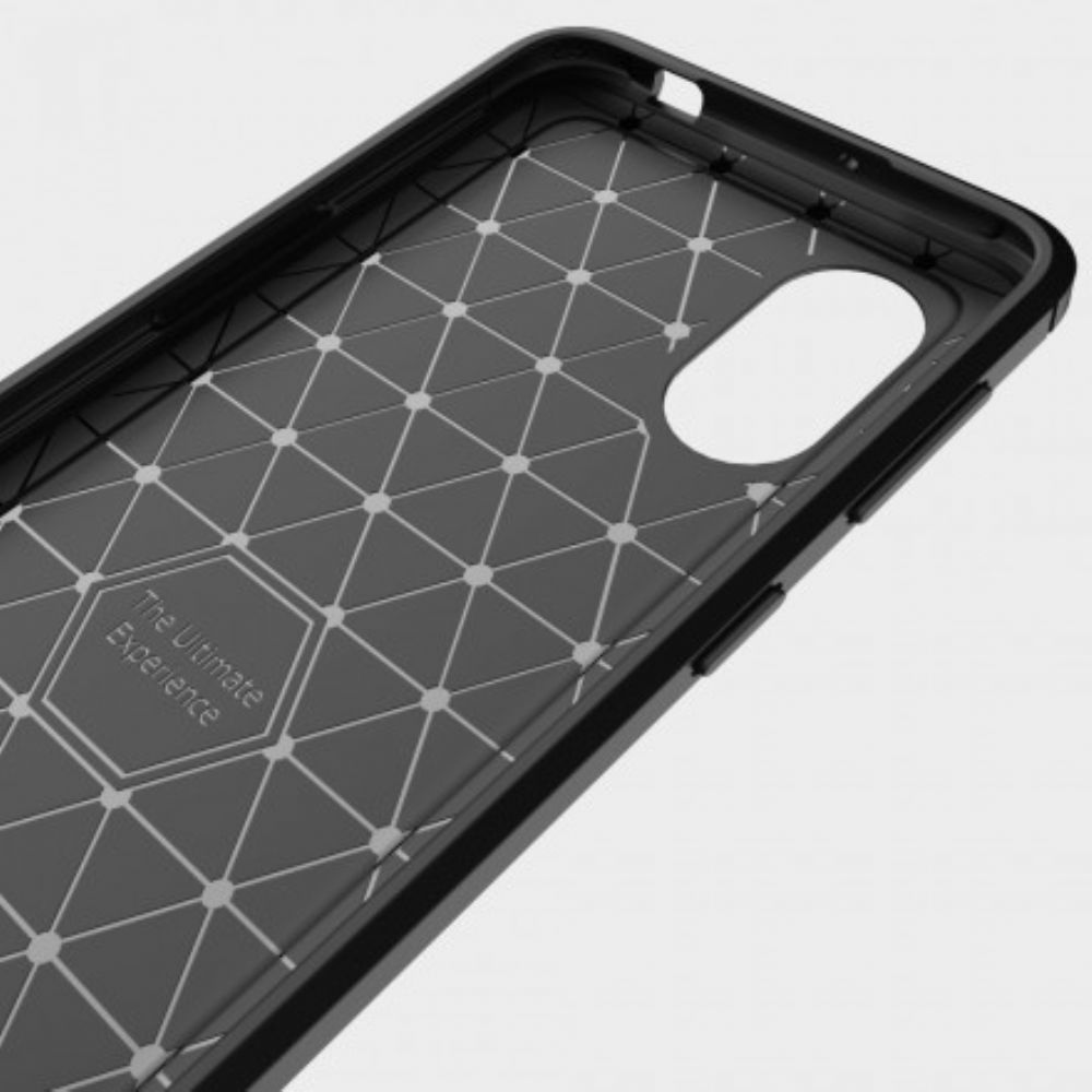 Hülle Für Samsung Galaxy XCover 5 Gebürstete Kohlefaser