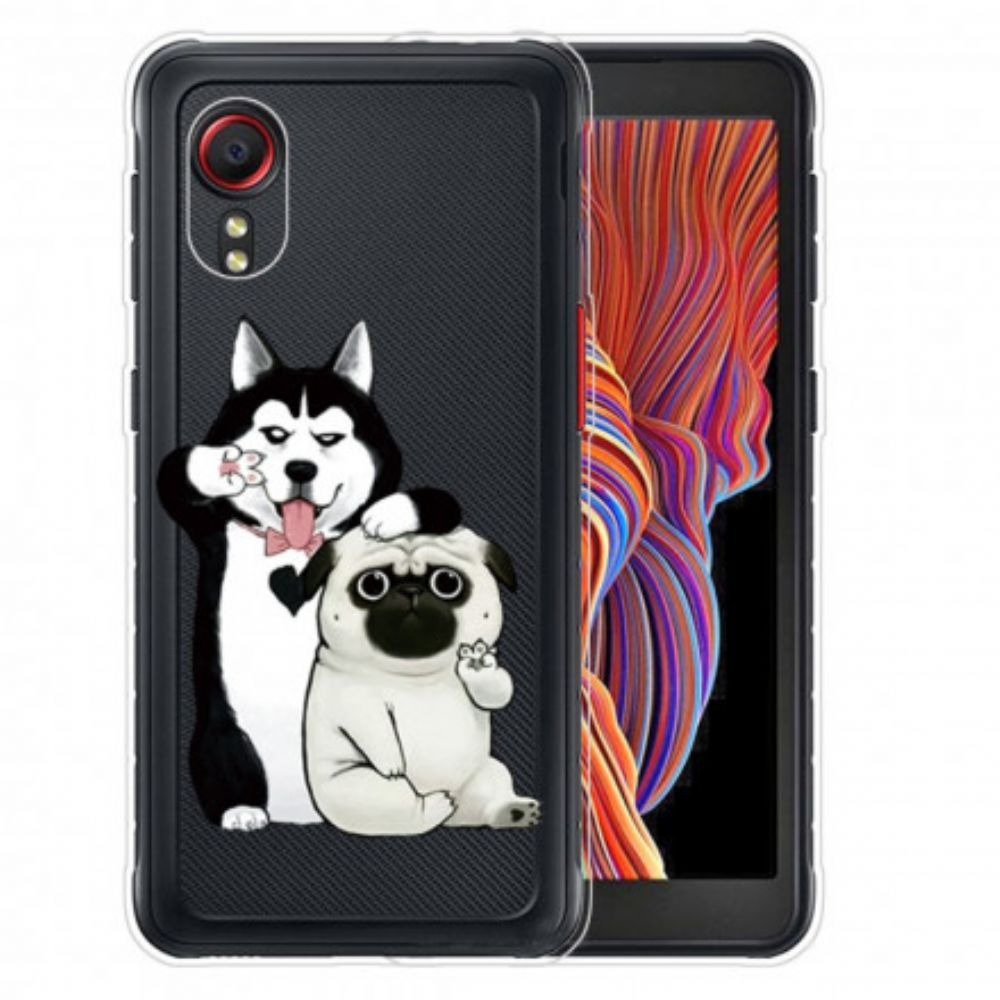 Hülle Für Samsung Galaxy XCover 5 Lustige Hunde