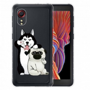 Hülle Für Samsung Galaxy XCover 5 Lustige Hunde